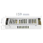 Fuente de alimentación industrial 12VDC 5A. Tamaño 40 x 159 x 32 mm - VF10000 - 02