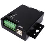 Adaptador USB a RS232/422/485 Titan (1 Port DINRail) - UB07100 - 02