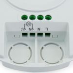 Detector de movimientos superficie extraplano con control de tiempo luz y distancia - DO09600 - 09