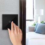 Interruptor inteligente táctil en color negro compatible con Google Home, Alexa y IFTTT - AN12500 - 04