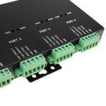 Adaptador industrial USB 2.0 a RS232 RS422 RS485 de 4 puertos - UB09400 - 04