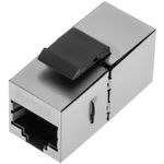 Empalme adaptador Keystone RJ45 hembra a hembra Cat.6A STP - RX03500 - 01