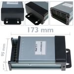 Fuente de alimentación industrial de superficie 12VDC 20.8A. Tamaño 95 x 173 x 50 mm IP53 - VF13200 - 02