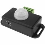 Detector de movimiento por infrarrojos 7.6 x 4.5 x 3.3 cm DC negro - NG08500 - 03