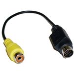 Adaptador Video Compuesto a SVHS-7 (RCA-H/MiniDIN7-M) - AY07600 - 01
