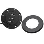 Concentrador de 3 puertos USB 2.0 para escritorio negro - US04100 - 04