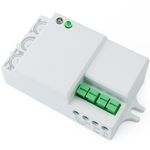 Detector de movimientos compacto mini con control de tiempo luz y distancia - DO09100 - 02