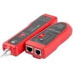 Comprobador de cables de red con rastreador de pares Lanberg NT-0501 para RJ45 RJ12 RJ11 y coaxial - CT10400 - 03