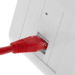 Caja de pared o canaleta de 80x80 con 1 RJ45 FTP Cat.5e 568B - RL07300 - 04