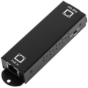 Extensor y repetidor LAN PoE para 100 m adicionales gigabit