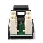 Keystone RJ45 hembra a TB110 Cat.5e UTP negra - RC06500 - 06