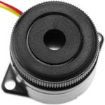 Zumbador piezo cerámico con sonido contínuo o intermitente 12VDC - KN04500 - 02