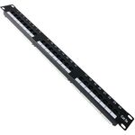Patch panel de 24 RJ45 Cat.5e UTP 1U negro - RC04100 - 08