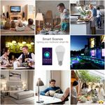 Bombilla LED inteligente multicolor inalámbrica ajustable E27 9W compatible con Google Home, Alexa y IFTTT - AN10500 - 04