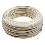 Bobina Cable Telefónico Flexible 4-Hilos Marfil (100m) - RT00100 - 01