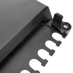 Patch panel rack 24 RJ45 Cat.6A FTP 0.5U negro con peine para gestión de cables - RD04700 - 06