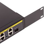 POE-Switch IEEE802.3af RACK19 (16 puertos UTP + 2 Gigabit + 1 SFP) - RA07700 - 05