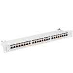 Patch panel 19" blanco de 24 RJ45 CAT.7 FTP 1U Lanberg PPS7-1024-S - RD12800 - 01