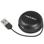 Hub USB tipo A 2.0 de 4 puertos negro Natec Bumblebee NHU-1330 - NT35800 - 03