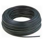 Bobina Cable Telefónico Flexible 4-Hilos Negro (100m) - RT00300 - 01