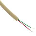Bobina de cable telefónico plano de 2 hilos color beige bobina 100m - RT00000 - 01