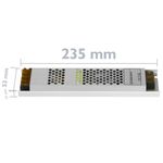 Fuente de alimentación industrial de superficie 12VDC 8.3A. Tamaño 53 x 235 x 21 mm - VF10600 - 02