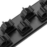 Patch panel de 24 puertos RJ45 Cat.6 UTP 1U con peine - RC03800 - 10