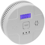 Detector de humo autónomo con indicadores LED, pantalla LCD y alarma acustica - LD00300 - 01