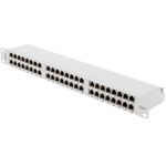 Patch panel 19" blanco de 48 RJ45 CAT.6 FTP 1U Lanberg - RD14900 - 01