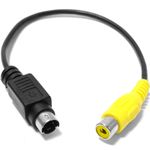 Adaptador de video compuesto a SVHS RCA-hembra a miniDIN 4-pin-macho - AY07300 - 02