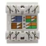 Keystone RJ45 hembra a TB110 Cat.5e UTP blanca - RC06700 - 06