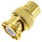 Conector dorado BNC RG6U macho para roscar - BN03300 - 03
