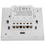 Interruptor inteligente táctil doble en color blanco compatible con Google Home, Alexa y IFTTT - AN12100 - 09