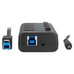 Hub USB tipo A 3.0 de 4 puertos negro Natec Mantis 2 NHU-1557 - NT36100 - 07