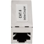 Acoplador Keystone RJ45 hembra a hembra Cat. 6 FTP pack de 6 unidades - RC14400 - 06