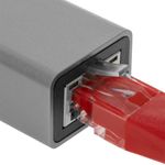 Conversor de USB-C 3.0 a 3xUSB 3.0 y Ethernet RJ45 color gris - RA01000 - 08