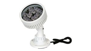 Foco de iluminación IR con soporte, 18 LEDs, 150m
