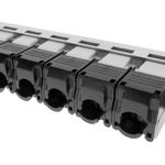 Patch panel 24 RJ45 Cat.6 UTP 0.5U metal con peine para gestión de cables - RD03900 - 05