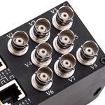 Transceptor de vídeo activo para rack 19" con 8 puertos dobles BNC a 2 puertos RJ45 o Terminal Block - SI02800 - 09