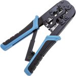 Herramienta crimpadora cortadora peladora para RJ45 RJ12 RJ11 RJ9 8P8C 6P6C 6P4C 4P4C - HT00200 - 01