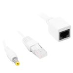 Kit de adaptador pasivo UTP inyector POE de 15 cm Lanberg AD-POE-0015-W - RA19500 - 02