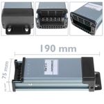 Fuente de alimentación industrial de superficie 12VDC 12.5A. Tamaño 75 x 190 x 42 mm IP53 - VF13100 - 02