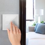 Interruptor inteligente táctil regulable en color blanco compatible con Google Home, Alexa y IFTTT - AN12300 - 04
