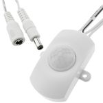 Detector de movimiento por infrarrojos 5 x 4 x 2.2 cm DC blanco - NG08400 - 01