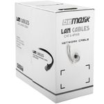 Bobina de cable de red ethernet Cat. 6 UTP de 305 m rígido de color gris - LM02200 - 02