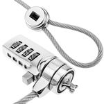 Cable antirrobo para ordenador portátil y notebook. Candado de seguridad de 4 dígitos - SG01700 - 02