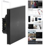 Interruptor inteligente táctil en color negro compatible con Google Home, Alexa y IFTTT - AN12500 - 02