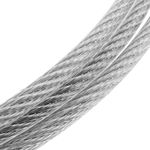Cable antirrobo para ordenador portátil y notebook. Candado de seguridad de 4 dígitos - SG01700 - 08