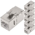 Acoplador Keystone RJ45 hembra a hembra Cat. 6 FTP pack de 6 unidades - RC14600 - 01