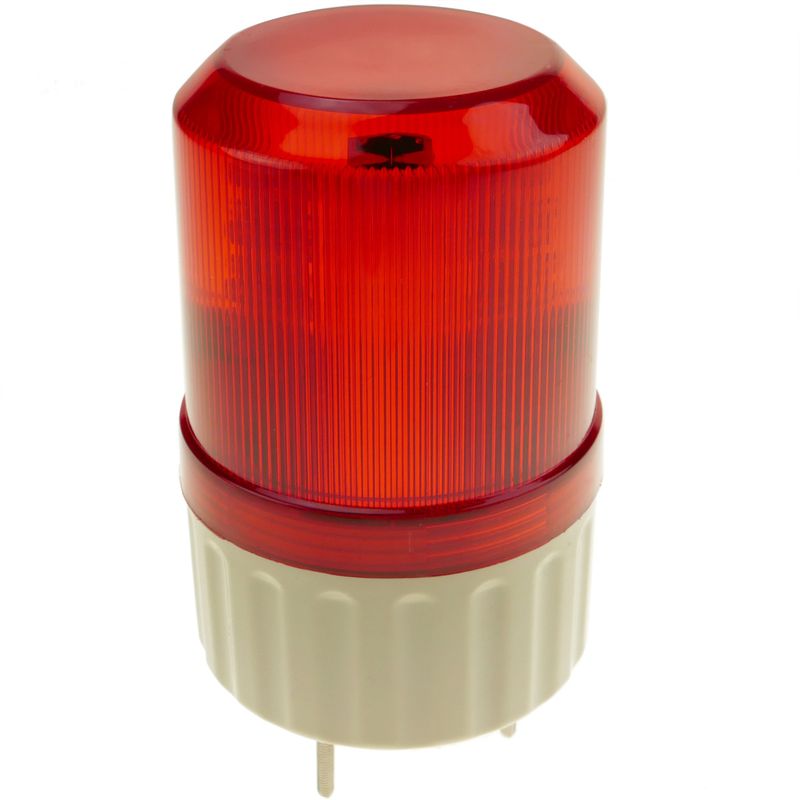 Sirena luminosa de LEDs 82mm de color rojo con efecto de rotación - SA89000 - 01